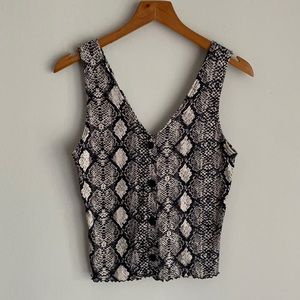 Snake Print Tank